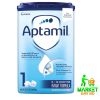 Aptamil 1 First Infant Milk 800g, suitable from birth, premium baby formula, imported from the UK, available at Market Day BD.