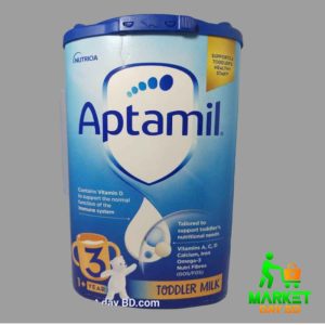 Aptamil 3 Follow-on Milk for Toddlers 800gm – Nutrition for 12+ months.