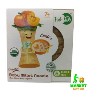 First Bite Organic Baby Millet Noodle COMBI 1 – 180g, nutritious organic noodles for babies aged 7 months and above.