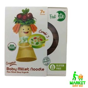 First Bite Organic Baby Millet Noodle COMBI 3 – 180g, nutritious organic noodles for babies aged 7 months and above.