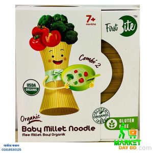 First Bite Organic Baby Millet Noodle COMBI 2 – 180g, Healthy Baby Food for 7+ Months in Bangladesh