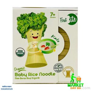 First Bite Organic Baby Rice Noodle - Kale 180g for babies aged 7 months+