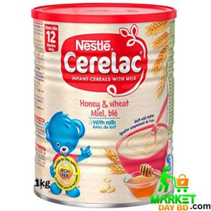 Nestle Cerelac Honey & Wheat (12 M+) 1kg – Toddler Cereal with Probiotics and Essential Nutrients