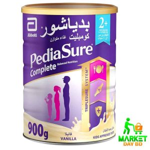 PediaSure Vanilla Milk 900gm – Nutritional Powder for Kids Aged 1 Year+ Available in Bangladesh.