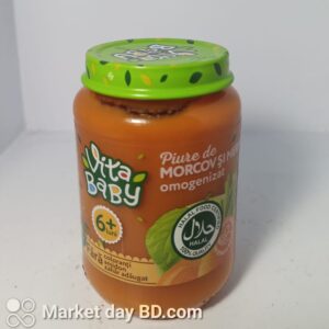 Vita baby fruit puree apple and carrot 180gm