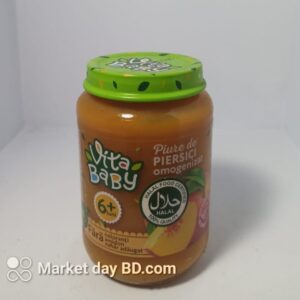 Vita Baby Custard Fruit Puree 180g - Peach