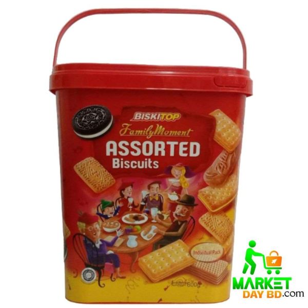 Biskitop Family Moment Red Assorted Biscuits 600gm – Perfect Tea-Time Snack