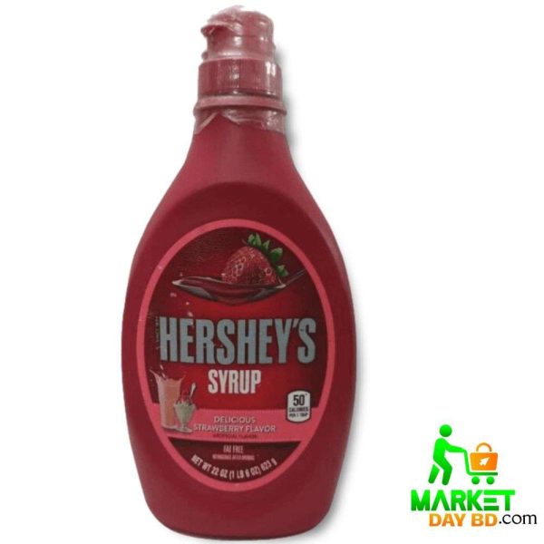 Hershey's Strawberry Syrup 623gm – Perfect for desserts and drinks