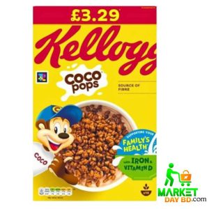 Kellogg’s COCO POPS Cereal 430g – Chocolate Breakfast Cereal from the UK