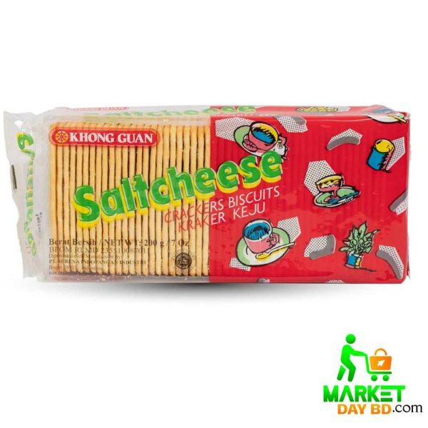 Khong Guan Saltcheese Crackers 200g – Savory Cheese Flavored Crackers from Indonesia