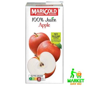 Marigold 100% Juice Apple 1L, no sugar added, healthy drink for families.