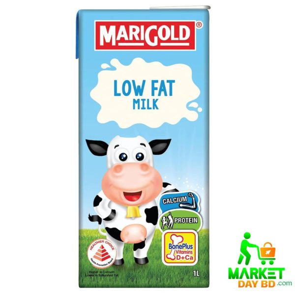 Marigold Low Fat UHT Milk 1 Liter carton – Malaysia origin, perfect for health-conscious families in Bangladesh.