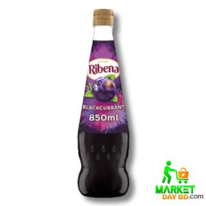 Ribena Blackcurrant Cordial Juice 850ml Bottle, Rich in Vitamin C, Made in the UK