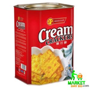 "Shoon Fatt Cream Crackers Tin 800gm – Delicious Malaysian Snack"