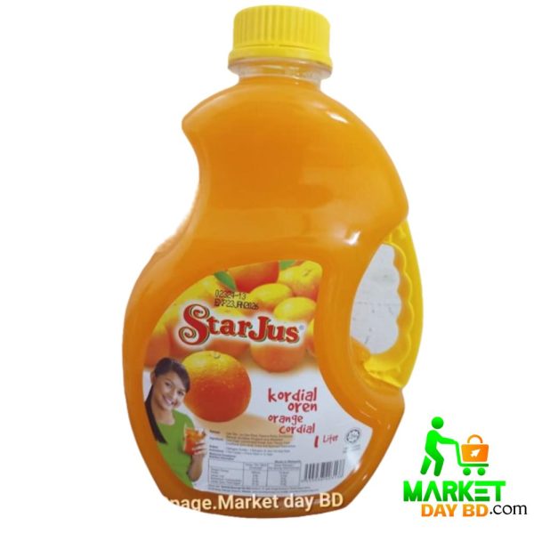 StarJus Orange Cordial 1 Liter – Refreshing Citrus Drink from Malaysia