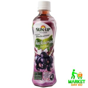 SunUp Blackcurrant Fruit Juice 350ml bottle, a refreshing drink from Malaysia available at Market Day BD.