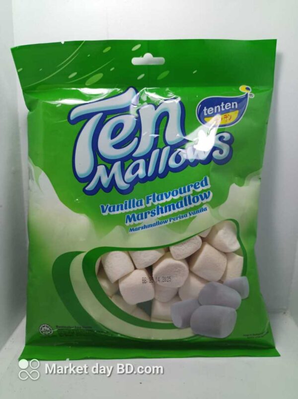 TenTen Mallows Vanilla Flavoured Marshmallow 130gm