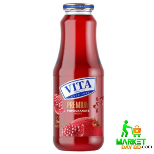 Vita Premium Pomegranate Juice 1L – 100% Pure Juice from Moldova