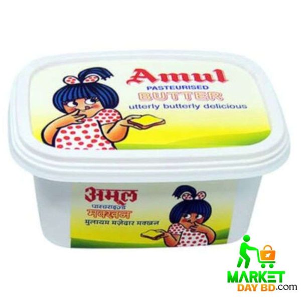 Amul Pasteurized Butter 200g – Rich, creamy, and salted butter from India.