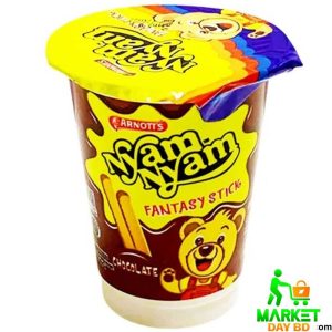 Arnott's Nyam Nyam Fantasy Stick Chocolate 25g – Biscuit Sticks with Creamy Chocolate Dip (Imported from Indonesia)