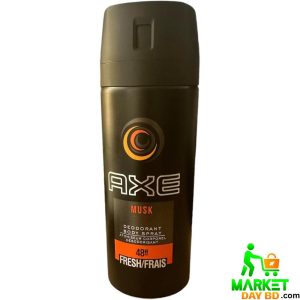 Axe Musk Deodorant Bodyspray 150ml – Long-Lasting Musk Fragrance & 48-Hour Protection (Imported from South Africa)