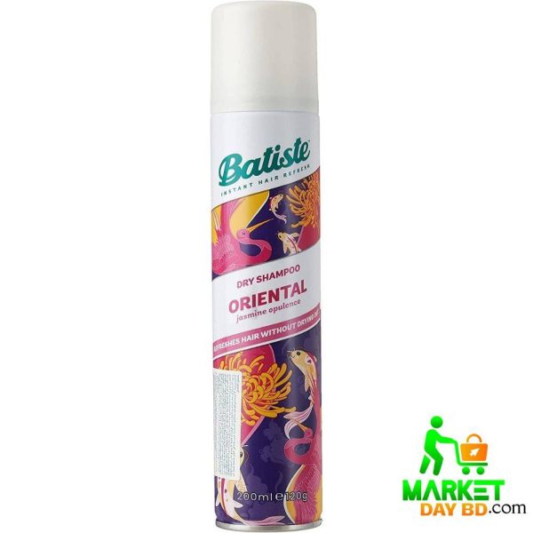 Batiste Dry Shampoo Oriental Jasmine Opulence 200ml Spray Bottle - UK Imported