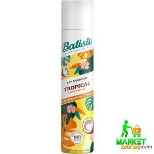 Batiste Dry Shampoo Tropical Exotic Coconut 200ml Spray Bottle - UK Imported