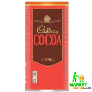 Cadbury Cocoa Powder 250g – UK-imported cocoa powder for baking, desserts, and hot chocolate preparation.