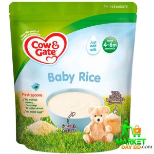 Cow & Gate Baby Rice 100g – Gentle and nutritious first food for babies 4+ months.