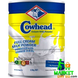 Cowhead Instant Milk Powder - Full Cream 2.5kg (New Zealand) – Pure and creamy milk powder for your family.