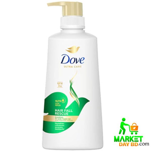 Dove Ultra Care Hair Fall Rescue Shampoo 410ml – Imported from Thailand, strengthens roots and reduces hair fall.