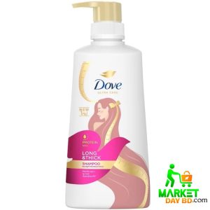 Dove Ultra Care Long & Silky Shampoo 410ml – Imported from Thailand, for smooth, frizz-free long hair.