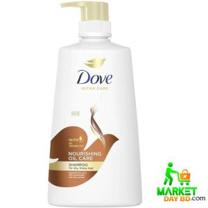 Dove Ultra Care Nourishing Oil Care Pump Shampoo 680ml – Nourishing oil formula for smooth, frizz-free hair.