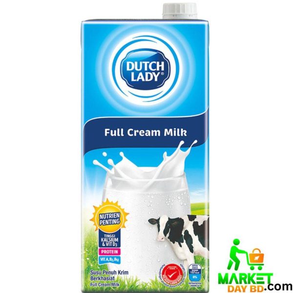 Dutch Lady Full Cream Milk UHT 1L – Premium Full Cream Milk in a Carton