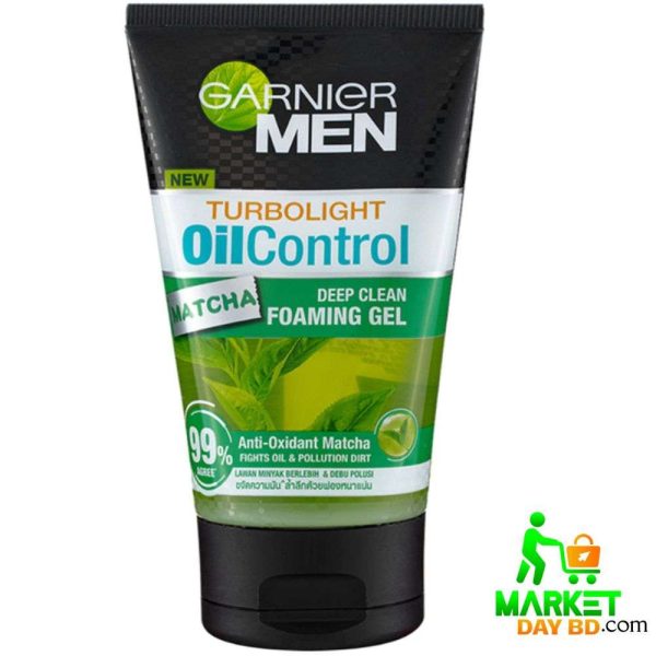 Garnier Men Face Wash Matcha Gel 100ml (Indonesia Edition)