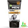 Garnier Men Turbo Bright Anti-Pollution & Sports Face Wash 100ml – Cleanse, brighten, and refresh your skin.