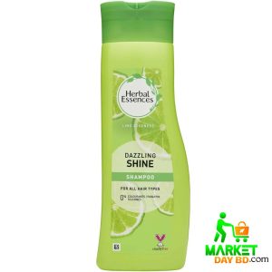 Herbal Essences Lime Essences Dazzling Shine Shampoo 400ml – Refreshing lime-infused shampoo for shiny, healthy hair.