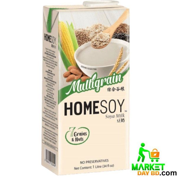 Homesoy Soya Bean Drink 1L – Nutritious, plant-based soy drink in various flavors (Brown Sugar, Multigrain, Honey Melon, Original).