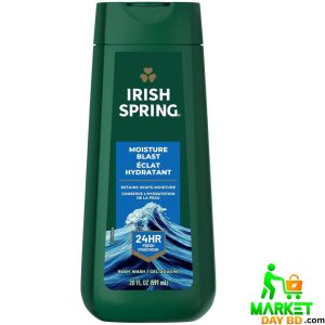 Irish Spring Moisture Blast Body Wash 591ml – Hydration and Refreshing Clean from USA