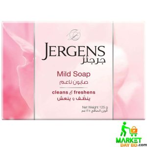 Jergens Mild Soap Bar 125g – Gentle cleansing and moisturizing soap for soft, fresh skin.