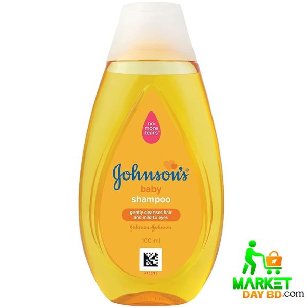 Johnson's Baby Shampoo 100ml – Mild, no-tears formula for baby’s soft and healthy hair.