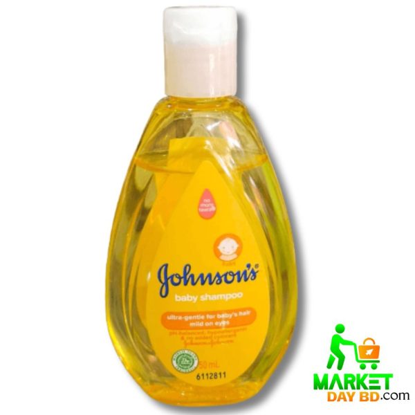 Johnson's Baby Shampoo 50ml – Gentle no-tears formula for soft and healthy baby hair.