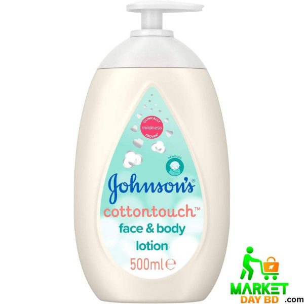 Johnson's Cottontouch Face & Body Baby Lotion 500ml – Gentle Moisturizer for Baby’s Delicate Skin