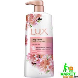 Lux Dewy Sakura Body Wash 500ml – Delicate Sakura Fragrance and Deep Moisturization from Thailand