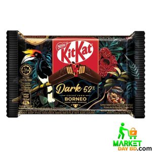 NESTLÉ KitKat 4-Fingers Dark Borneo Chocolate Bar 35g – Rich, dark chocolate wafer bar made with Borneo cocoa.