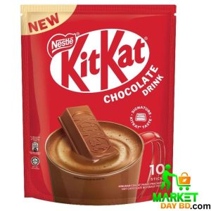 Nestlé KitKat Chocolate Drink 10 Sticks (330g) – Indulgent instant chocolate beverage with the signature KitKat flavor, perfect for cozy moments.