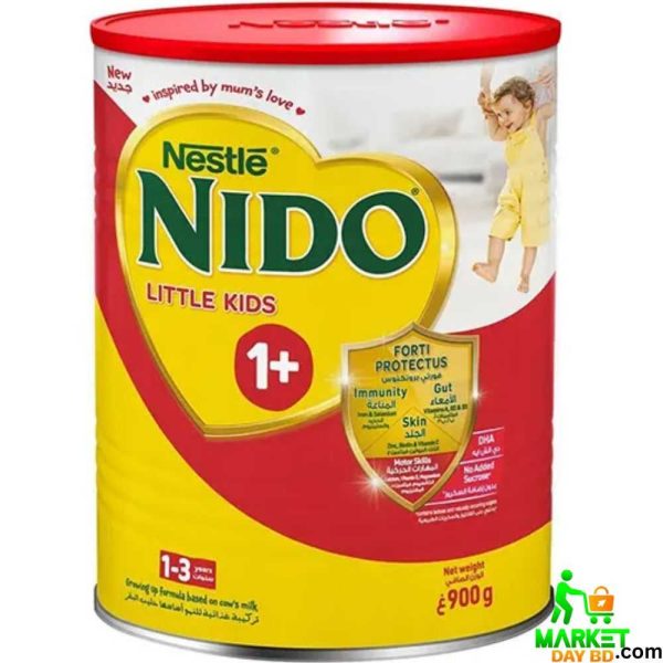 Nido One Plus Milk Powder (1 to 3 Years) 900g – Dubai import, fortified with DHA and nutrients for healthy toddler growth.