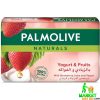 Palmolive Naturals Yogurt & Fruits Soap Bar – 170g (KSA), enriched with yogurt and fruit extracts for soft, nourished, and refreshed skin.