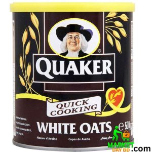 Quaker White Oats 500gm – 100% Wholegrain, Heart-Healthy Breakfast (Made in the UK)