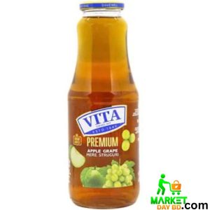 Vita Apple Grape Juice 1L – 100% natural blend of apple and grape juice with vitamin C (Made in Moldova).